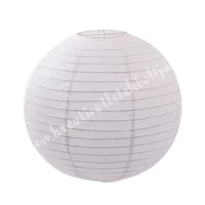 Lampion, fehér, 20 cm