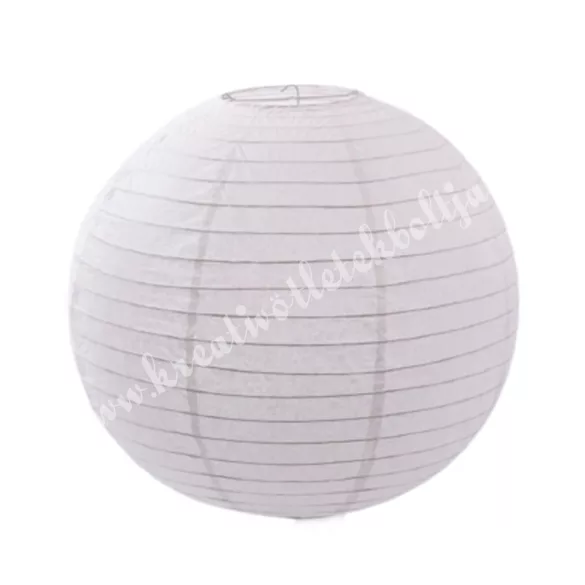 Lampion, fehér, 20 cm