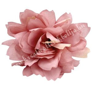 Dekor virágfej, rózsaszín, 6 cm