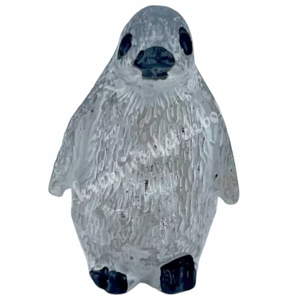 Polyresin pingvin, 1,5x2 cm