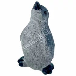 Polyresin pingvin, 1,5x2,7 cm