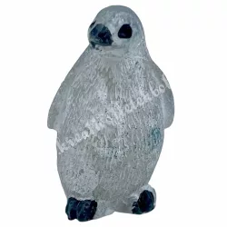 Polyresin pingvin, 1,5x2,5 cm