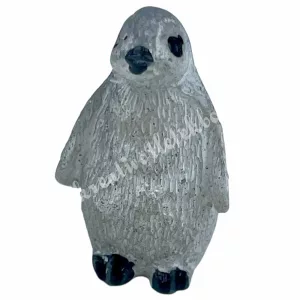 Polyresin pingvin, 1,3x2,2 cm