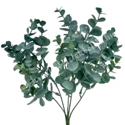 Eukaliptusz csokor, sötétzöld, 33 cm