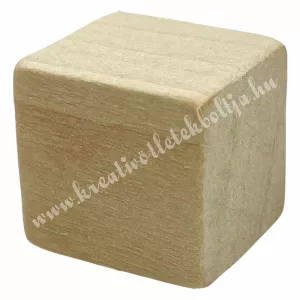 Fa kocka, 2x2 cm