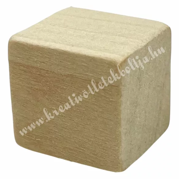 Fa kocka, 2x2 cm