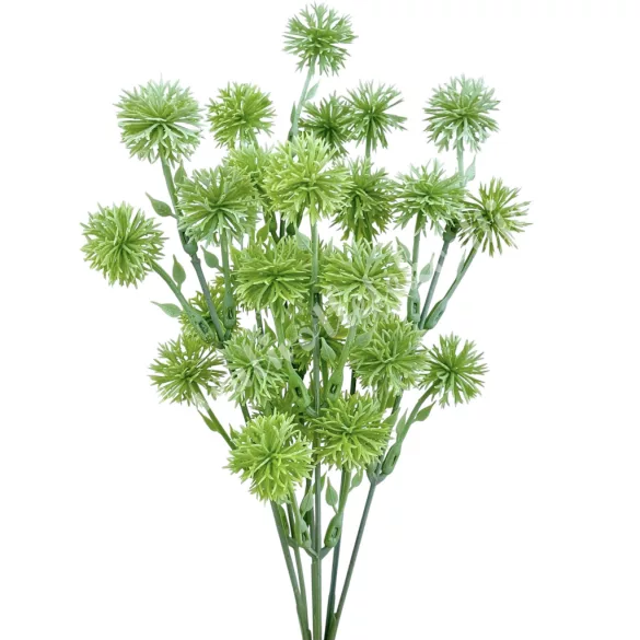 Bogáncs csokor, világoszöld, 32 cm