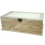 Fadoboz tükörrel, 26x9 cm