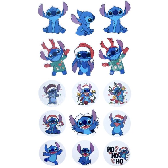 Matrica, Stitch, 15x25,5 cm, 12 db/csomag