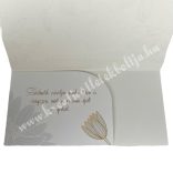 Pénzátadó képeslap borítékkal, "Házasságkötésetek alkalmából" felirattal