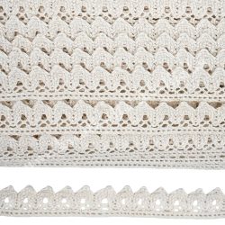 Csipke 50, bézs, 1,5 cm