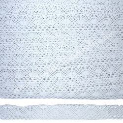 Csipke 17, fehér, 2,5 cm
