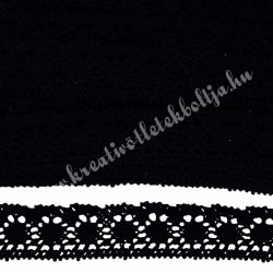 Csipke 54., fekete, 4 cm