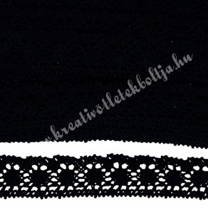 Csipke 54., fekete, 4 cm