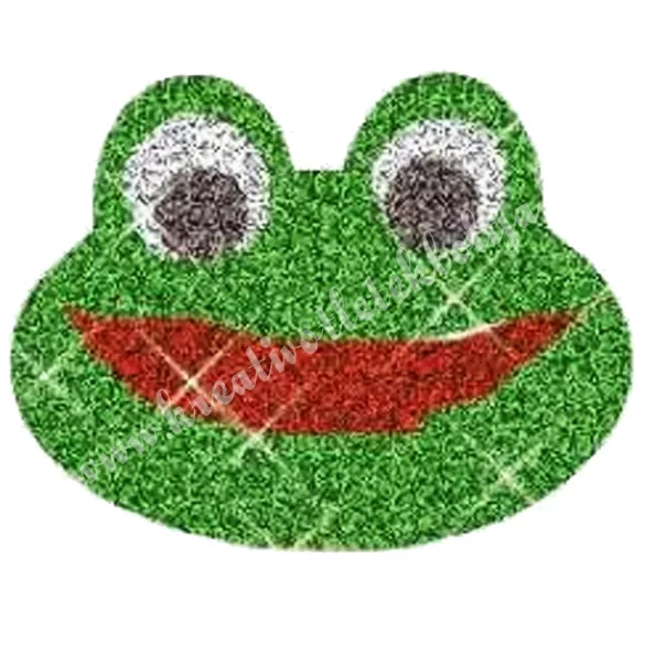 Csillámtetoválás festősablon, béka