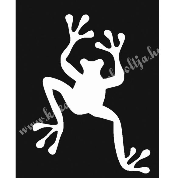 Csillámtetoválás festősablon, béka