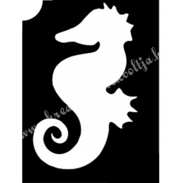 Csillámtetoválás festősablon, csikóhal