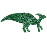 Csillámtetoválás festősablon, dinoszaurusz