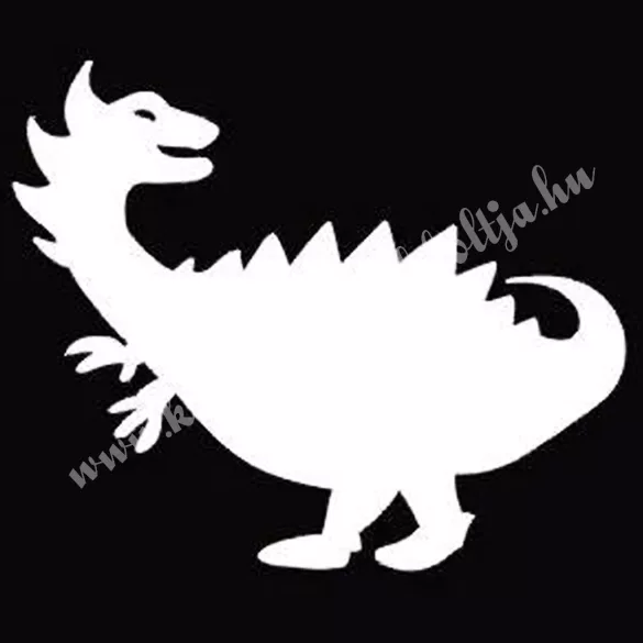 Csillámtetoválás festősablon, dinoszaurusz