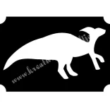 Csillámtetoválás festősablon, dinoszaurusz