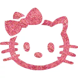 Csillámtetoválás festősablon, Hello Kitty