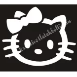 Csillámtetoválás festősablon, Hello Kitty