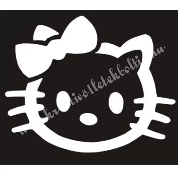 Csillámtetoválás festősablon, Hello Kitty