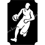 Csillámtetoválás festősablon, kosaras