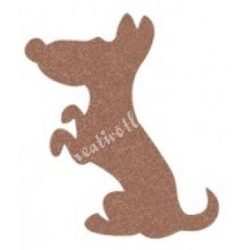 Csillámtetoválás festősablon, kutya