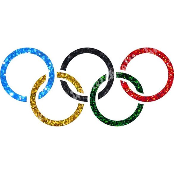 Csillámtetoválás festősablon, olimpia