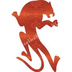 Csillámtetoválás festősablon, párduc