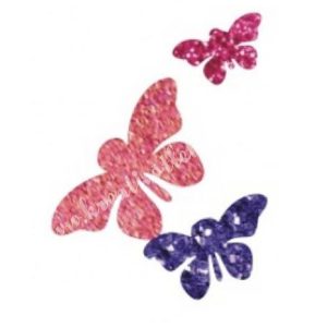Csillámtetoválás festősablon, pillangók