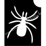 Csillámtetoválás festősablon, pók