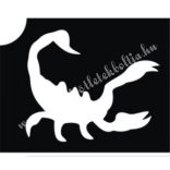 Csillámtetoválás festősablon, skorpió