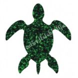 Csillámtetoválás festősablon, teknős