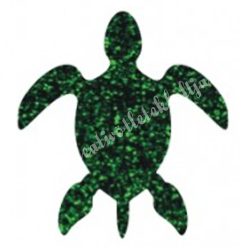 Csillámtetoválás festősablon, teknős