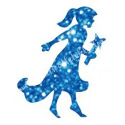 Csillámtetoválás festősablon, tündér