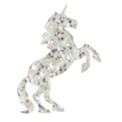 Csillámtetoválás festősablon, unikornis