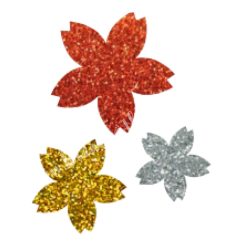 Csillámtetoválás festősablon, virágok