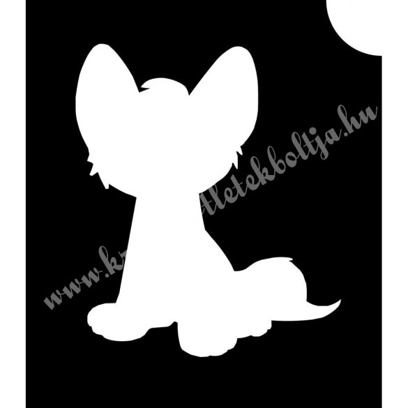 Csillámtetoválás festősablon, Vuk