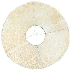 Csokortartó, kerek, krém, 25 cm