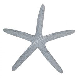 Polyresin tengeri csillag, szürke, 11x11 cm