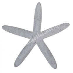 Polyresin tengeri csillag, szürke, 12x12 cm