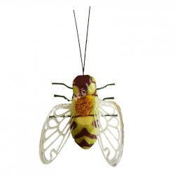 Csipeszes méhecske, zöld, 3,5x6,5  cm