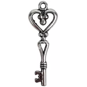 CCB medál, kulcs, platina, 1,5x4,3 cm