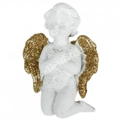 Ragasztható angyal, összekulcsolt kezű, 4,5x6 cm