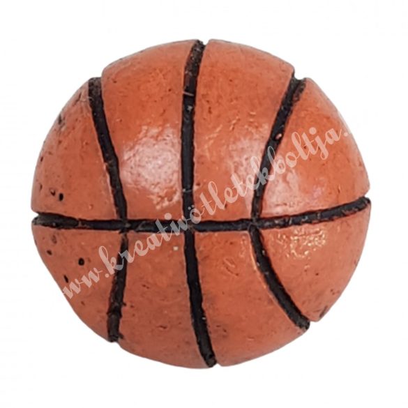 Polyresin kosárlabda, 2 cm
