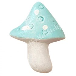 Ragasztható gomba, világoskék, 1,5x2 cm