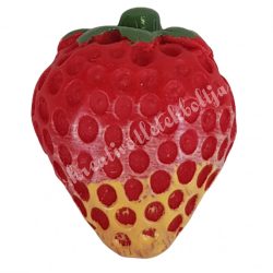 Ragasztható eper, piros, 2x2,5 cm