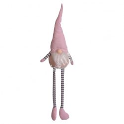 Lógó lábú manó rózsaszín sapkában, 15x68 cm